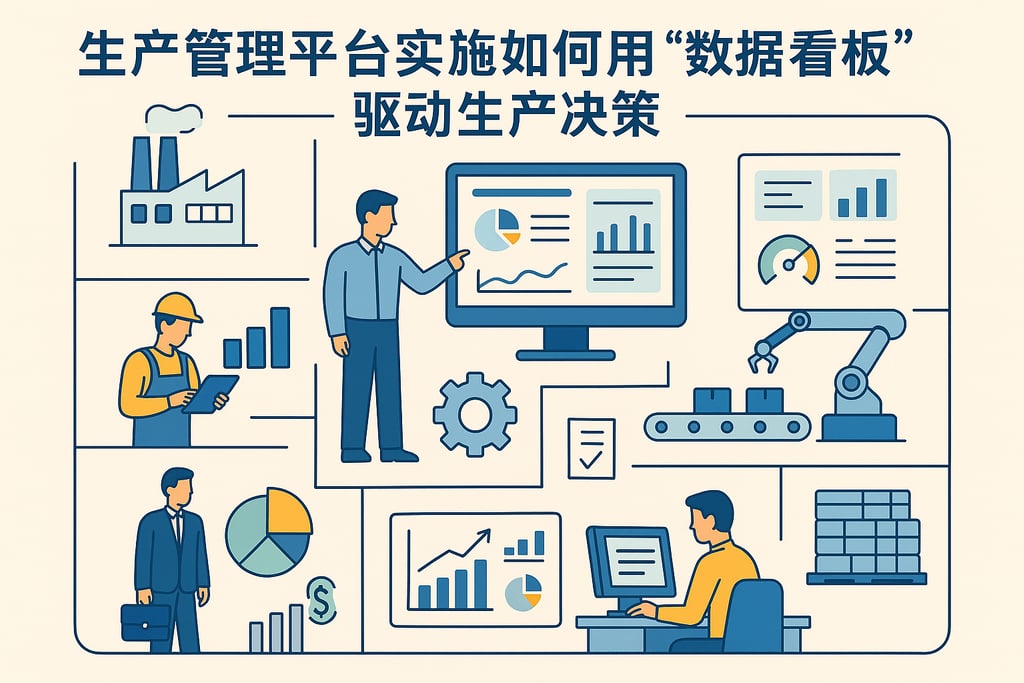 生产管理平台实施如何用 “数据看板” 驱动生产决策